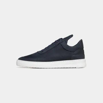 Filling Pieces Low Top Ripple Nubuck Deep Blue