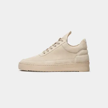 Filling Pieces Low Top Suede All Beige