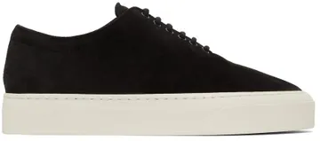 The Row Black Suede Marie H Lace-Up Black (F1205-L25)