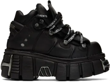 VETEMENTS Black New Rock Edition Platform Black (UA53SN200B)