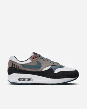 NIKE QS/TZ Air Max 1 ‘Slate Blue’ WHITE/SLATE BLUE-BLACK-SOFT – (111391-3)