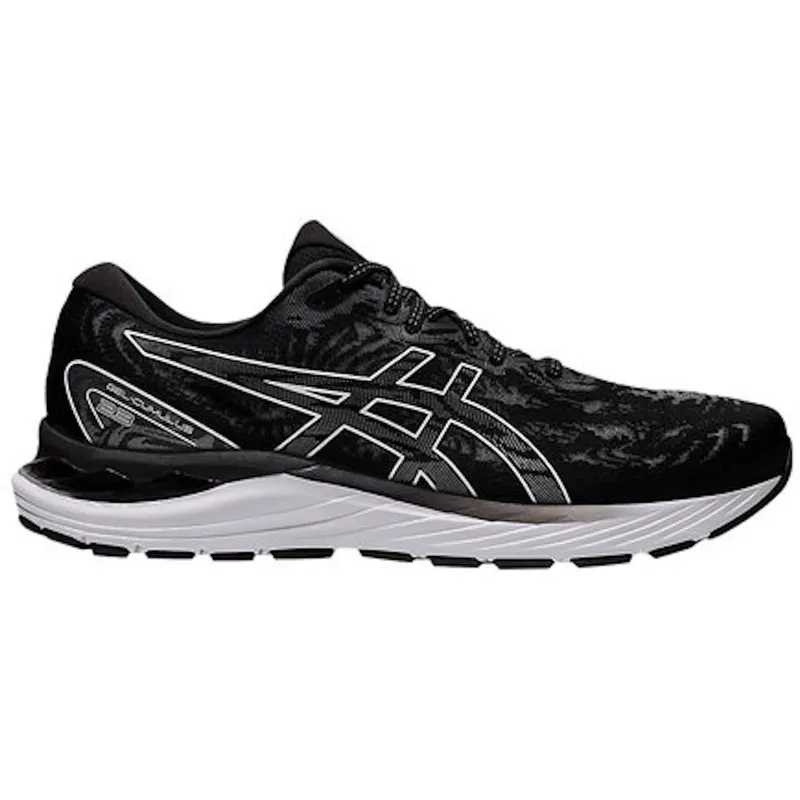 ASICS Gel-Cumulus 23 Black White (2E) (1011B014-001)