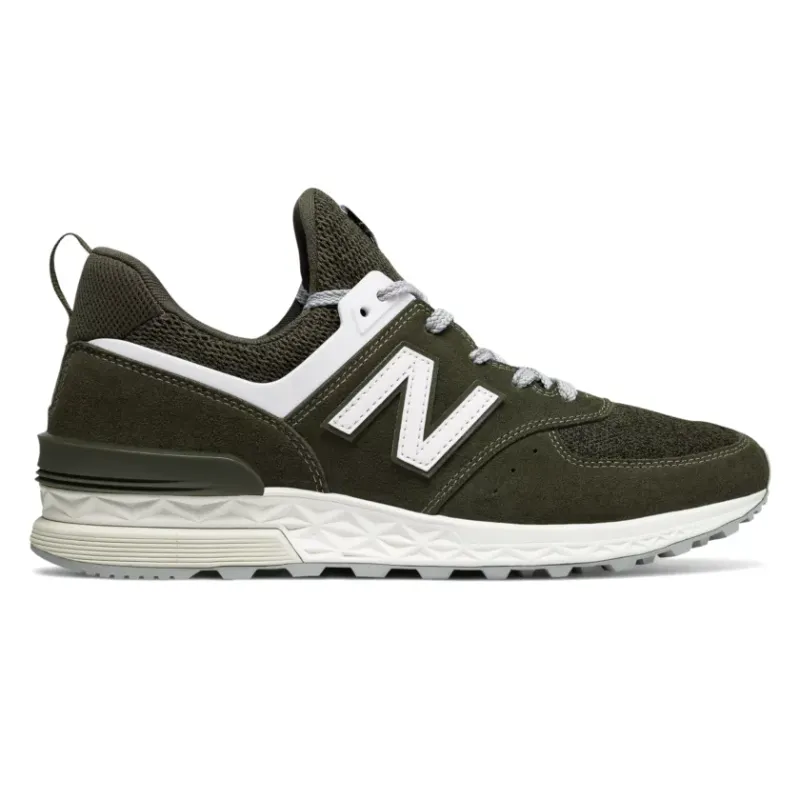 New Balance 574 Sport Green White (MS574BM)