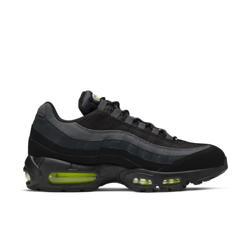 Nike Air Max 95 Retro Logo Black Grey Volt (CV1635-002)