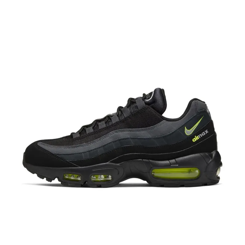 Nike Air Max 95 Retro Logo Black Grey Volt (CV1635-002)