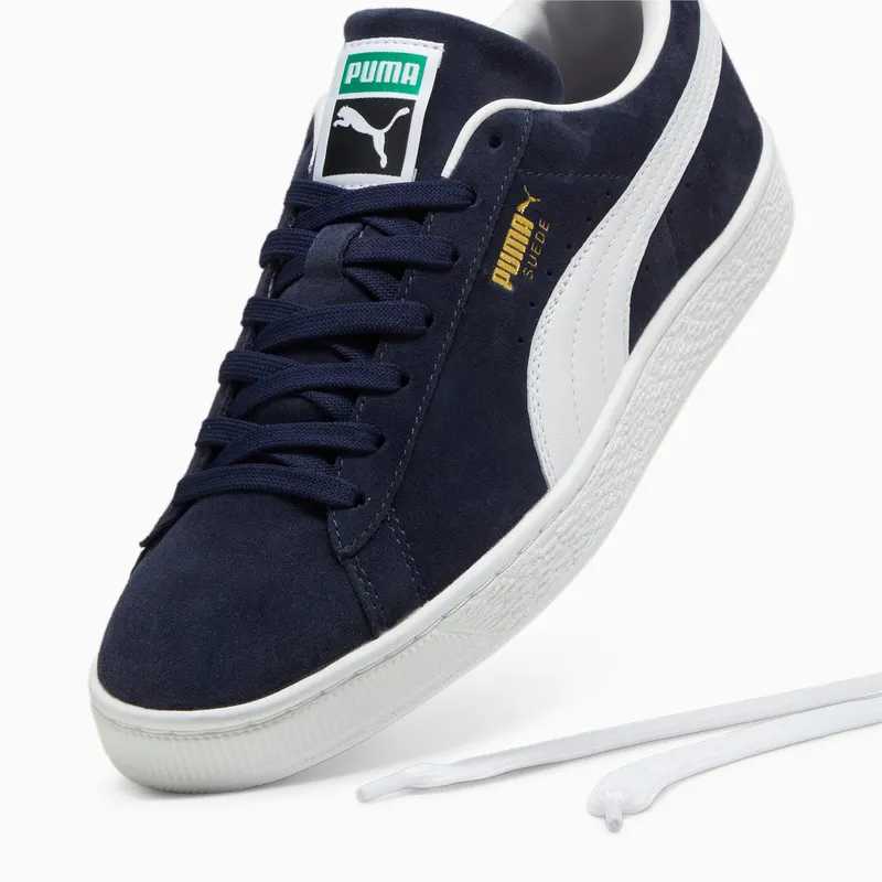 Puma Suede Classic unisex Wit/Blauw (399781-03)