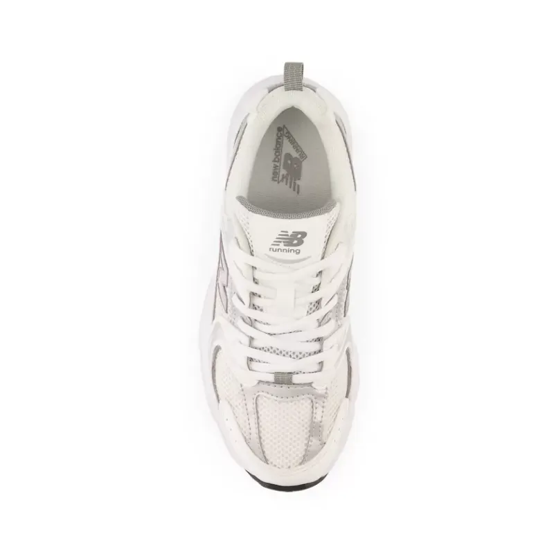New Balance 530 White Silver (GS) (GR530AD)
