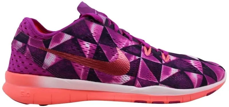 Nike Free 5.0 TR FIT 5 PRT Fuchsia Flash/Hot Lava-Fuchsia Glow-White | 704695-501