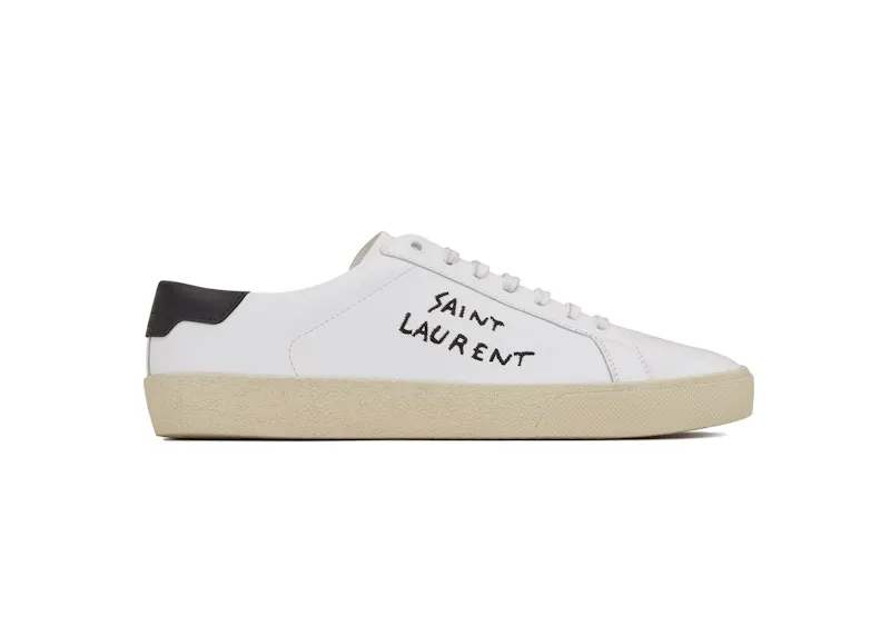 Saint Laurent Court Classic SL/06 Optic White Black | 59252908G109061