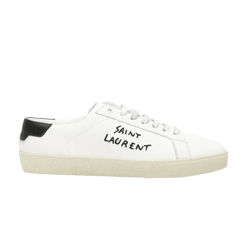 Saint Laurent Court Classic SL/06 Optic White Black | 59252608G109061