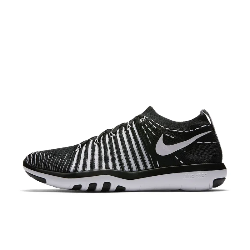 Nike Free Transform Flyknit Black White | 833410-010