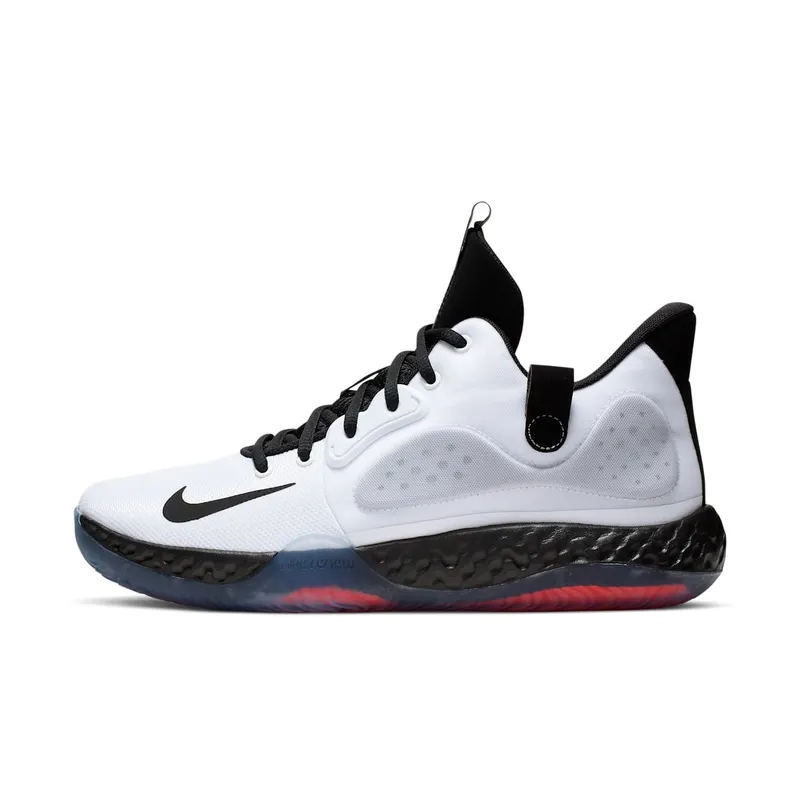 Nike KD Trey 5 VII White Bright Crimson Black | AT1200-100