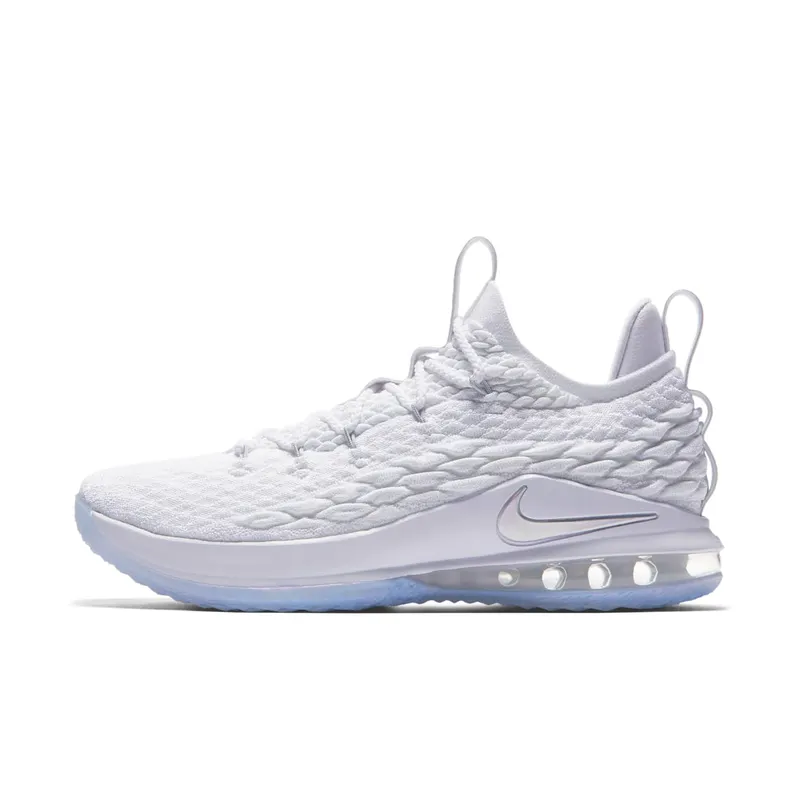 Nike LeBron 15 Low White Metallic Silver | AO1755-100