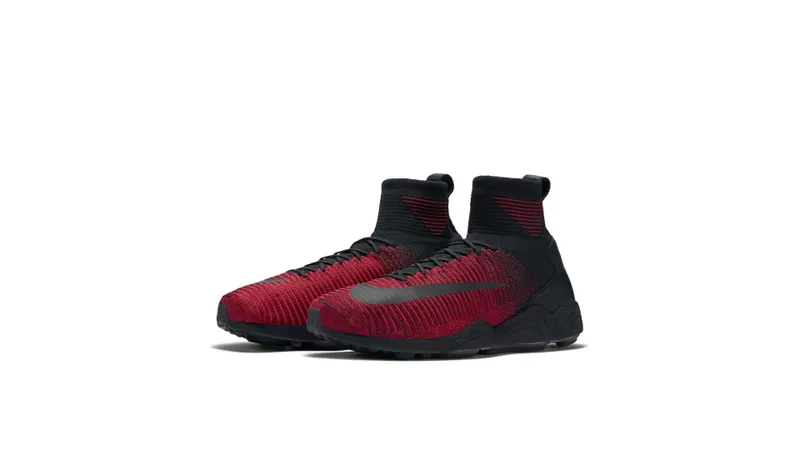 Nike Mercurial XI Flyknit University Red Black | 852616-600