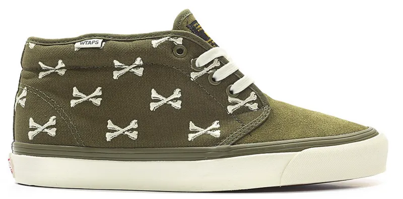 Vans WTAPS x OG Chukka Boot LX ‘Bones’ Olive/Whisper White | VN0A2Y2VKBD