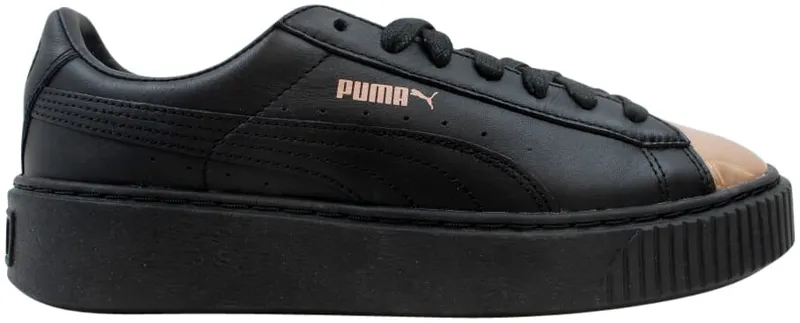 Puma Basket Platform Metallic Puma Black Rose Gold | 366169-02