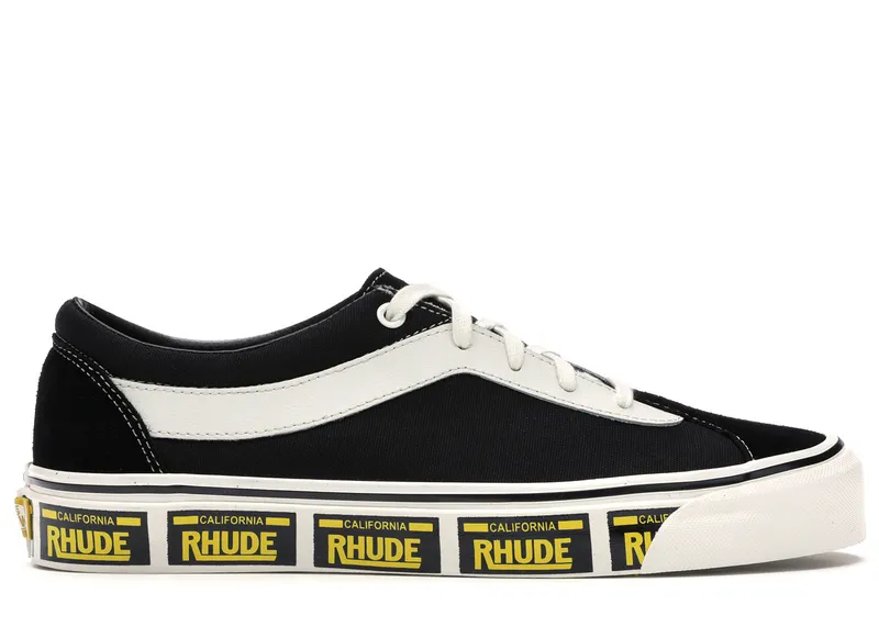 Vans Rhude x Bold Ni ‘Black’ Black/True White/Yellow “Black/Black/True White/Yellow” | VN0A3WLPTHF