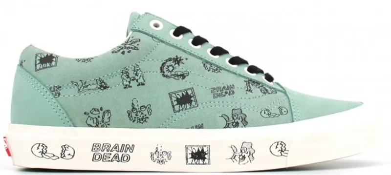 Vans Old Skool Brain Dead Green | VA38G6N9E