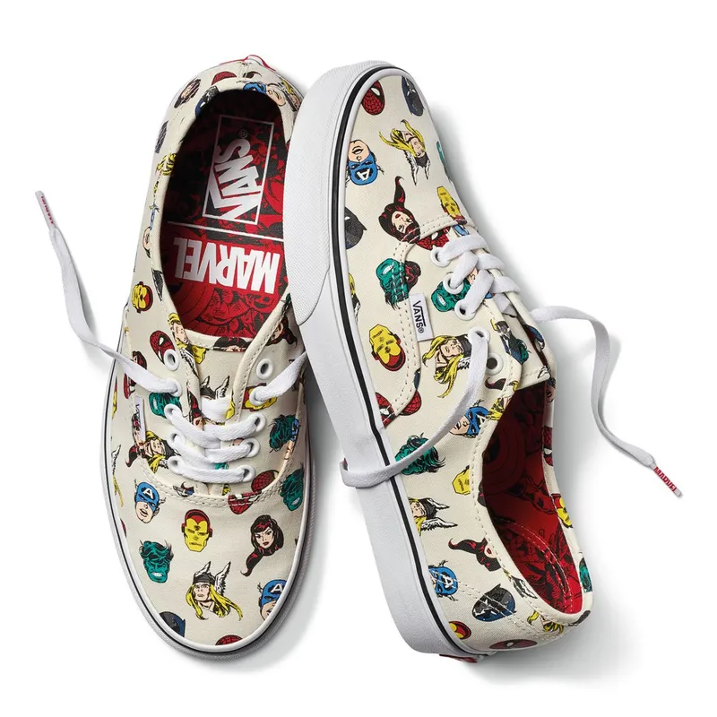 Vans Authentic Marvel Avengers Canvas Shoes/ VA38EMRNU (Size: US 9.5) | VA38EMRNU