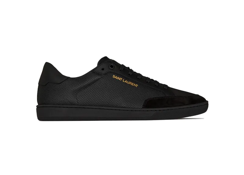 Saint Laurent Court Classic SL/10 Perforated Black | 6032231JZ301000