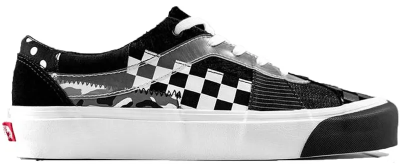 Vans size? x Bold Ni ‘Patchwork III’ Black/White | VN0A3WLP4UM