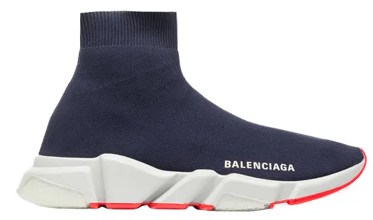 Balenciaga Speed Trainer Navy Red | 530455W05G04102
