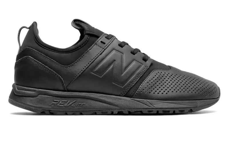 New Balance 247 Black Leather | MRL247LK