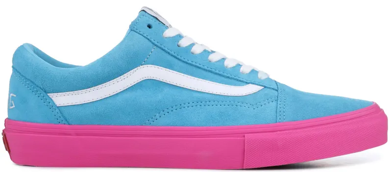 Vans Old Skool Pro S Golf Wang Blue Pink | VN0QHMF5E