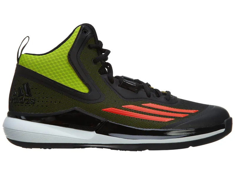 adidas Title Run Basketball Shoe Semi Solar Yellow/Solar Red/Core Black | S84203