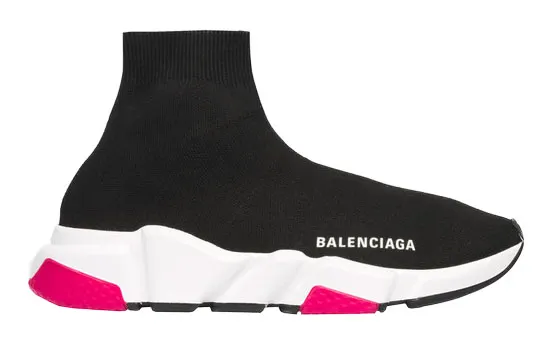 Balenciaga Speed Trainer Black Pink | 540681W05G01000