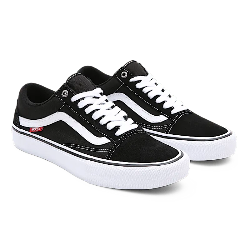 Vans Old Skool Pro ‘Black White’ Black/White “Black/White/Black/White/Canvas” | VN000ZD4Y28