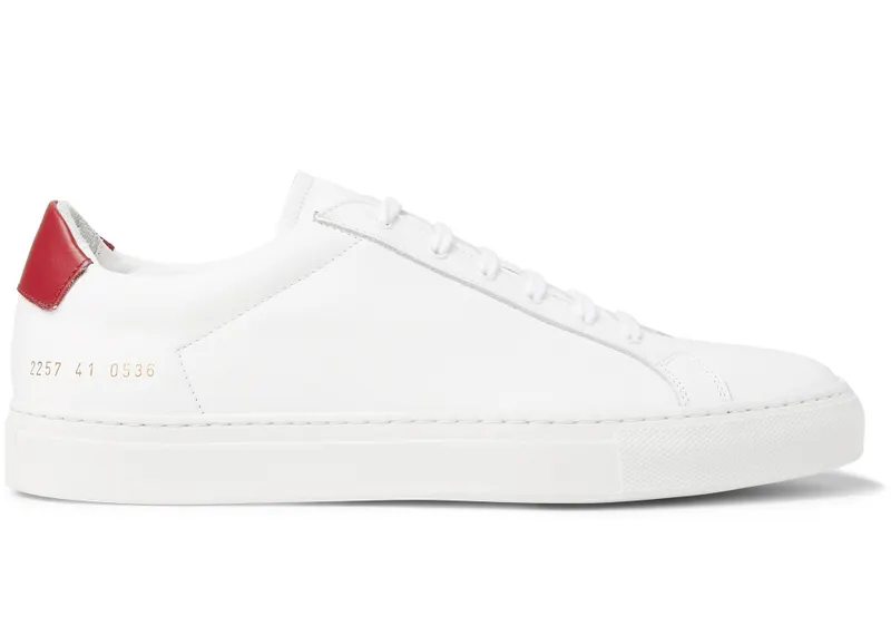 Common Projects Achilles Retro White Red | 2257 XX 0536