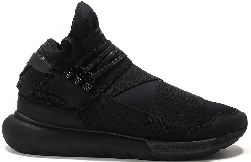 Y3 Qasa High Triple Black | S83173