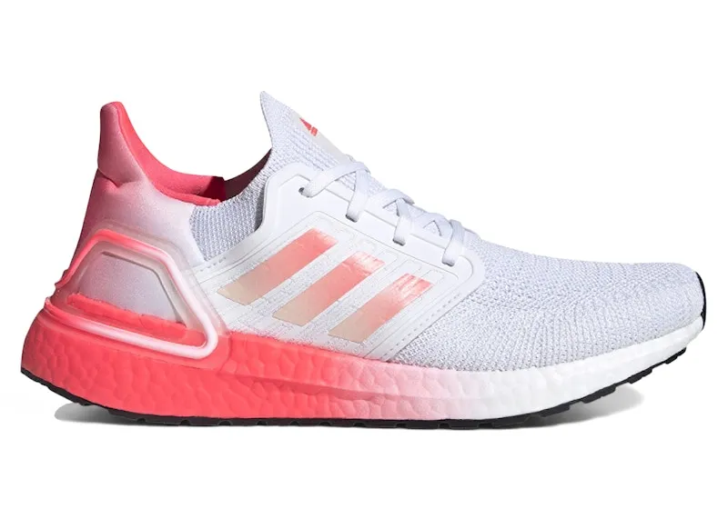 Adidas UltraBoost 20 ‘White Signal Pink’ Cloud White/Signal Pink/Signal Pink “White/Pink Cloud/White/Pink/Pink” | EG5201