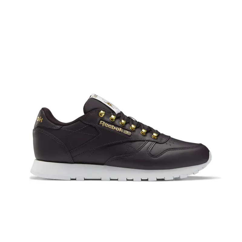 Reebok Classic Leather Schoenen Midnight Shadow / Matte Gold / White “Midnight/Matte Gold/White/Metallic” | FW1258