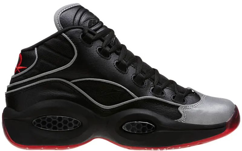 Reebok Question Mid Jadakiss (GS) Black/Silver-Red | BD4332