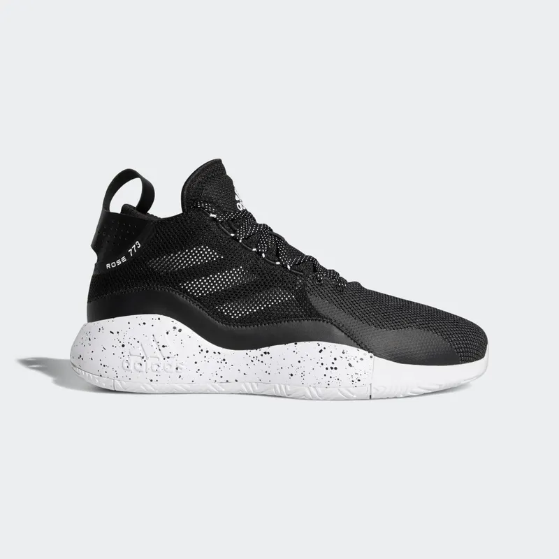 adidas D Rose 773 2020 Black / White / Core Black “Rose/Black/White/Core Black/Rose/Net” | FX7123