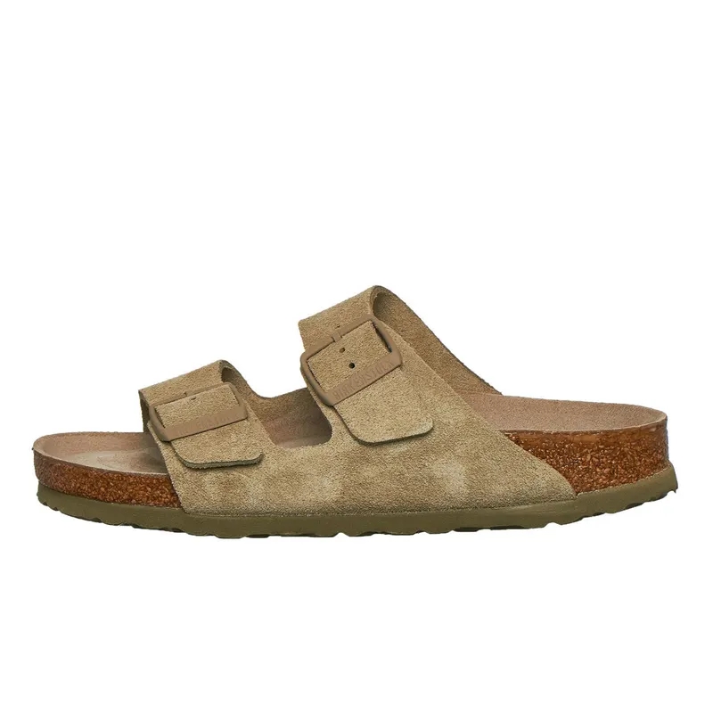 Birkenstock W Arizona BS Suede Faded Khaki | 1019088