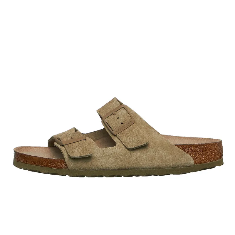 Birkenstock Arizona BS Suede Faded Khaki | 1019045