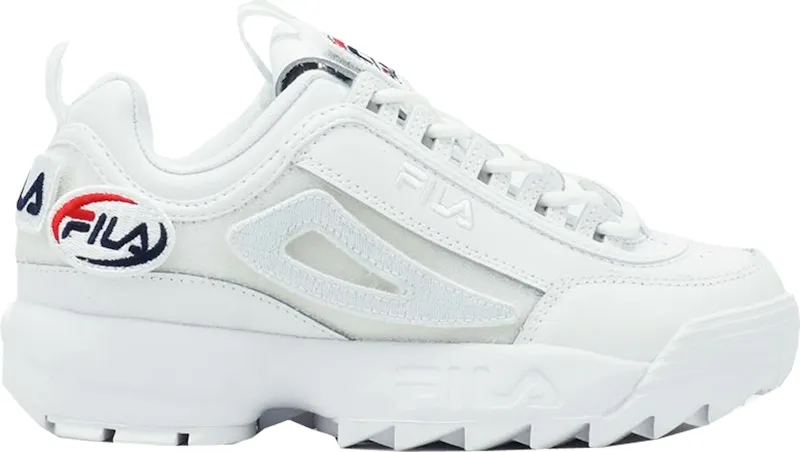 Fila Disruptor 2 Patches White | 1FM00413-100
