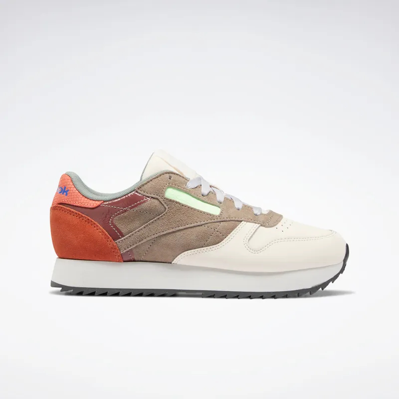 Reebok Classic Leather Ripple Schoenen Ceramic Pink / Boulder Grey / Twisted Coral “Ceramic/Pink/Grey/Coral/Neon” | FX2991