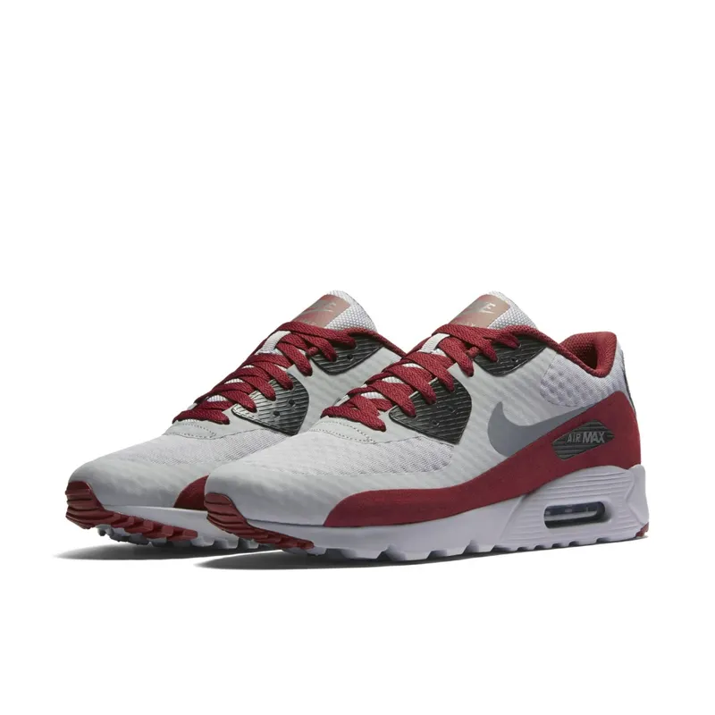 Nike Air Max 90 Ultra Wolf Grey Team Red | 819474-012