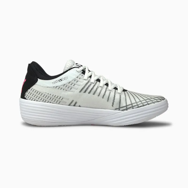 Puma Clyde All-Pro basketbalschoenen Wit/Zwart | 194039-03