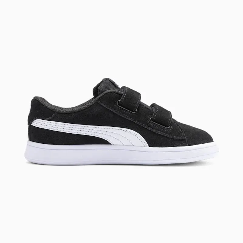 Puma Smash v2 Suede tennisschoenen Wit/Zwart | 365178-01
