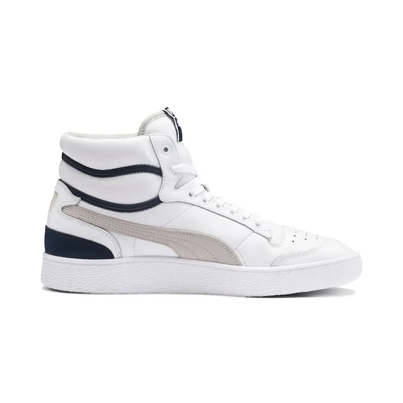 Puma Ralph Sampson Mid OG White Grey Violet Peacoat | 370718-01
