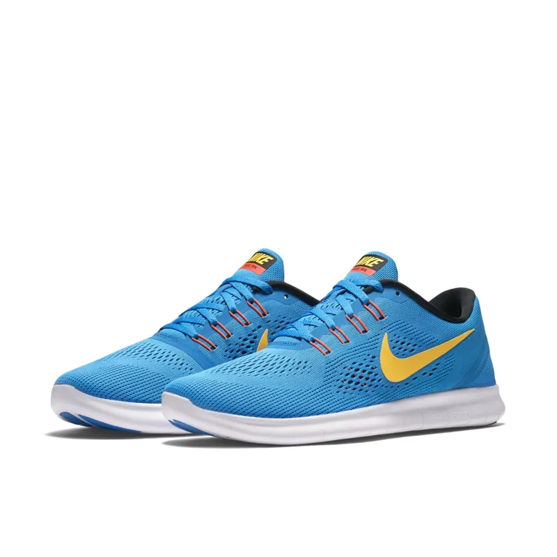 Nike Free RN Heritage Cyan/Laser Orange-Black-Blue Spark | 831508-402