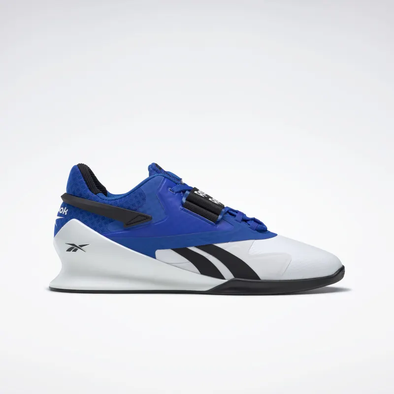 Reebok Legacy Lifter II Schoenen White / Court Blue / Core Black | FY3536