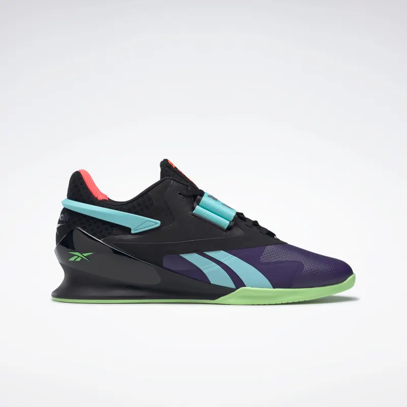 Reebok Legacy Lifter II Schoenen Dark Orchid / Core Black / Neon Mint | FX3226