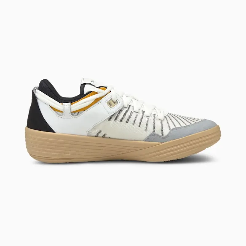 Puma x KUZMA Clyde All-Pro basketbalschoenen Wit/Beige | 194835-01