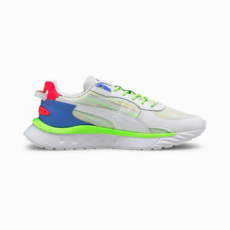 Puma Wild Rider Spectra-sportschoenen Wit/Blauw | 382874-01